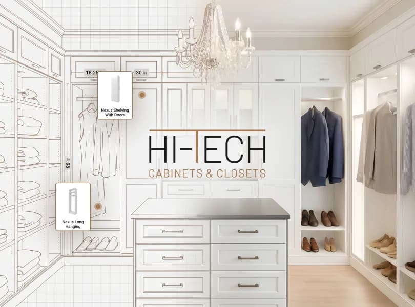 Closet configurator preview